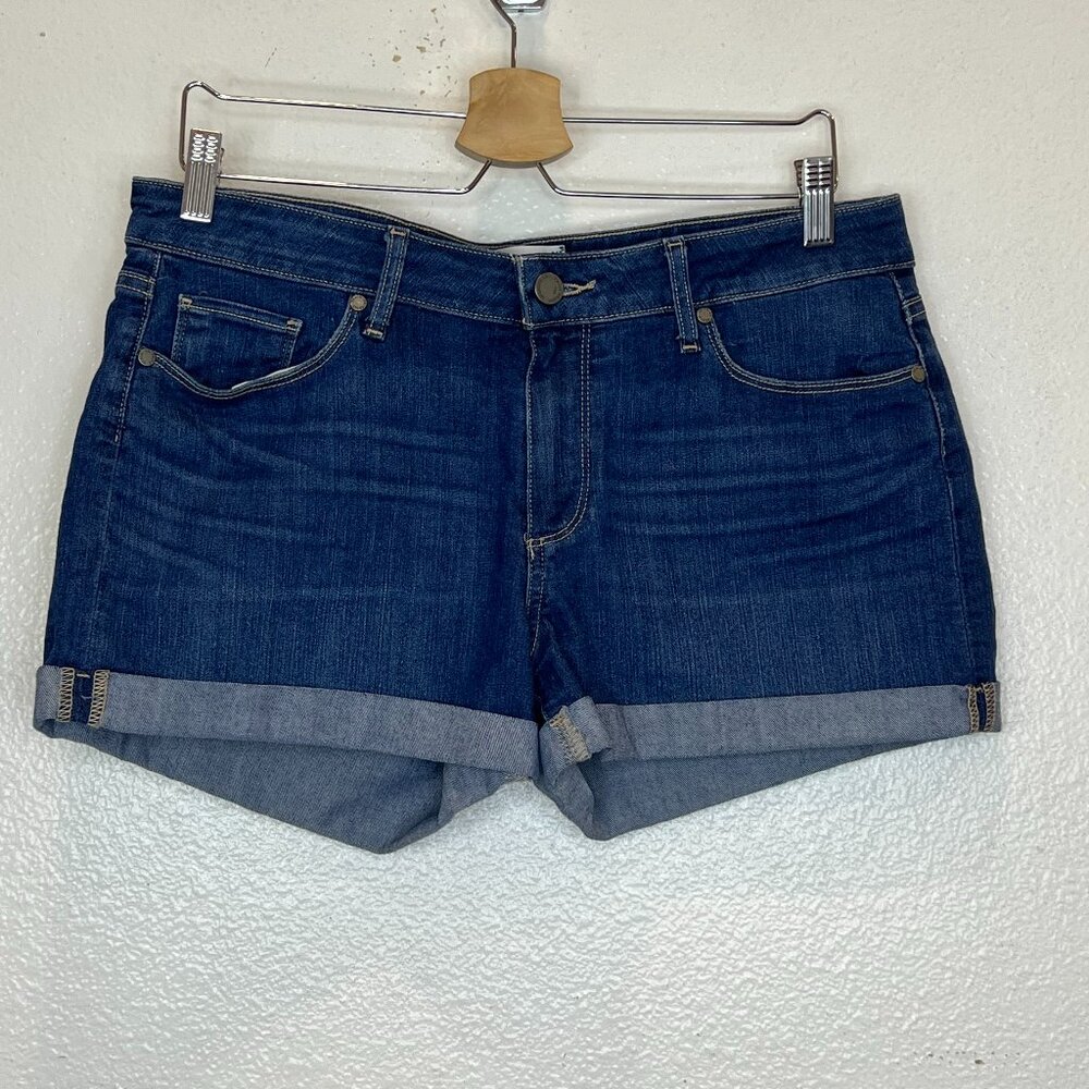 Paige Jimmy Jimmy Short Jenice Wash Cuffed/Uncuffed Denim Jean Shorts No Size